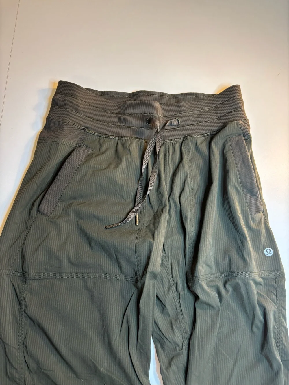 lululemon athletica Olive Green Drawstring Joggers